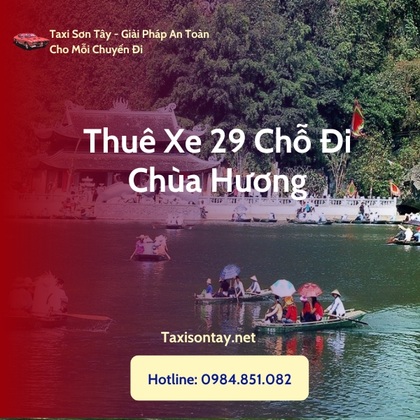 Thue xe 29 cho di chua huong