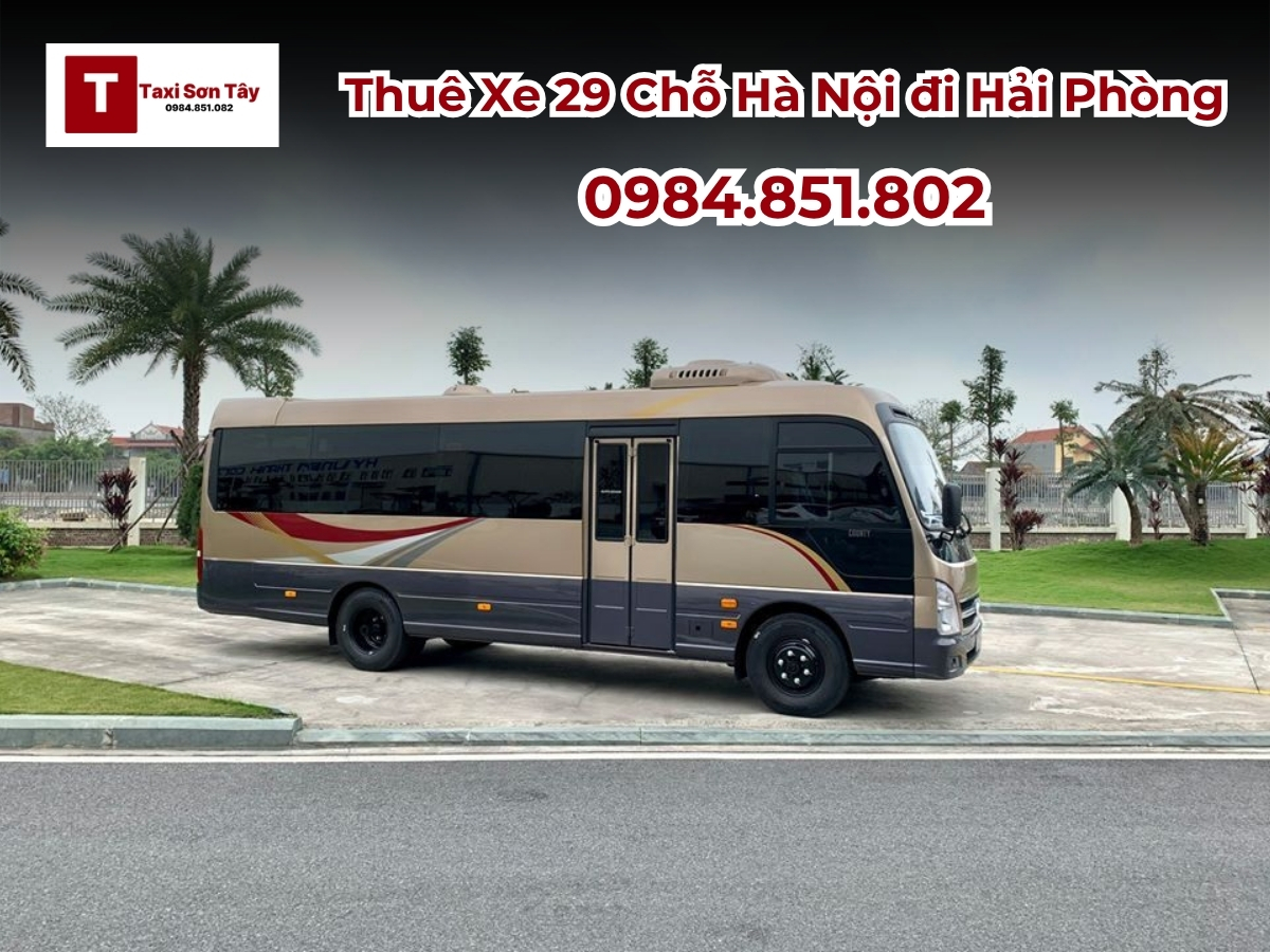 Thue xe 29 cho ha noi hai phong